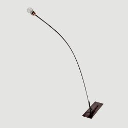  FLOOR LIGHT  235 CM . 1989 . COLLECTORS PIECE . STAMPED + CERTIFICATE . BY META MEMPHIS 