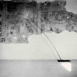  FLOOR LIGHT  235 CM . 1989 . COLLECTORS PIECE . STAMPED + CERTIFICATE . BY META MEMPHIS 