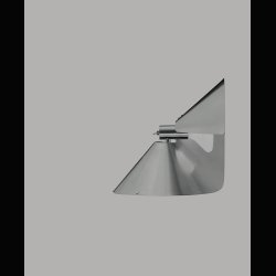 STEEL WALL  LAMP  . DANISH DESIGN 