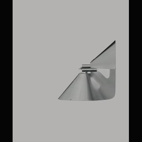 STEEL WALL  LAMP  . DANISH DESIGN 