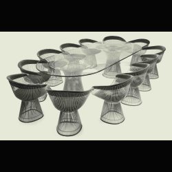 Warren platner dining chair deals