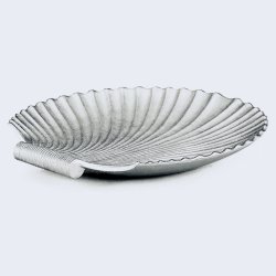 SHELL OBJECT . CAST ALUMINIUM . 49 CM 