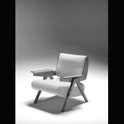 LINA ARMCHAIR wool . GIANFRANCO FRATTINI 