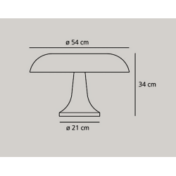 NESSO TABLELAMP . 1967 . 