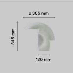 BIAGIO HONEY ONYX  90TH . LIMITED EDITION . TOBIA SCARPA / FLOS 