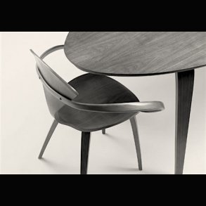 NORMAN CHERNER ARMCHAIR . WALNUT 