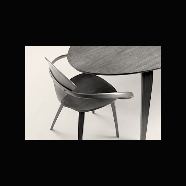 NORMAN CHERNER ARMCHAIR . WALNUT 