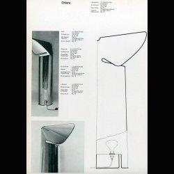 CHIARA LAMP . MARIO BELLINI 