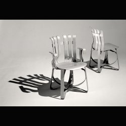GROSS CHECK CHAIRS . FRANK GEHRY