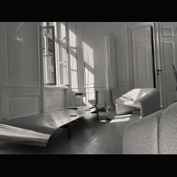 STEEL DAYBED . BRUSHED STEEL .