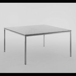 FLORENCE KNOLL TABLE . SQUARE  140 X 140 CM . &amp; MR CHAIR 