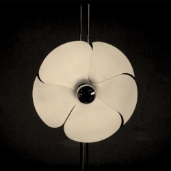 FLEUR D' OLIVIER MOURGUE  . FLOOR LAMP 2093 / 225 . 1969