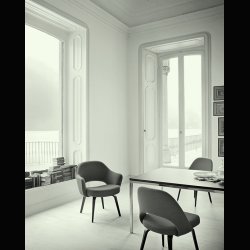EXCUTIVE DINING CHAIR . KNOLL 