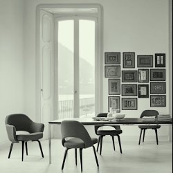 EXCUTIVE DINING CHAIR . KNOLL 