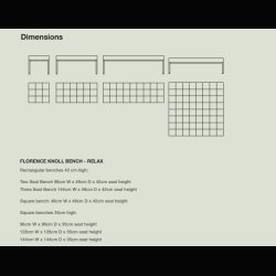 FLORENCE KNOLL STOOL LEATHER  . KNOLL  