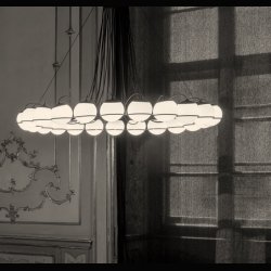 GINO SARFATTI CHANDELIER . ASTEP 