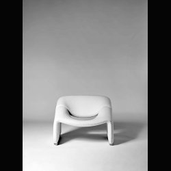 GROOVY CHAIR BOUCLE IVORY  . pierre paulin . 3 in stock  