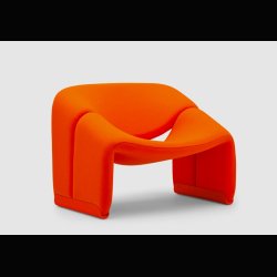 PIERRE PAULIN  . GROOVY ARMCHAIR . MADE IN FRANCE    