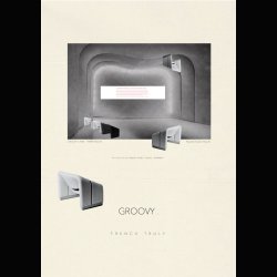 PIERRE PAULIN  ARMCHAIR . IVORY  