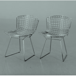BERTOIA DINING SIDECHAIR .  KNOLL
