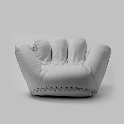 JOE ARMCHAIR IN LEATHER  .  BY POLTRONOVA 