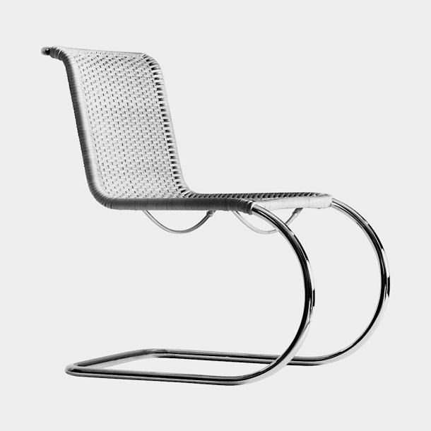 MR RATTAN CHAIR . MIES VAN DER ROHE . KNOLL 