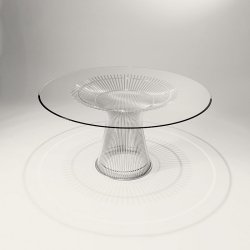 PLATNER SIDE TABLE . KNOLL