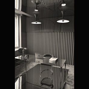 LAMPE DE MARSEILLE WHITE .  NEMO . LE CORBUSIER 