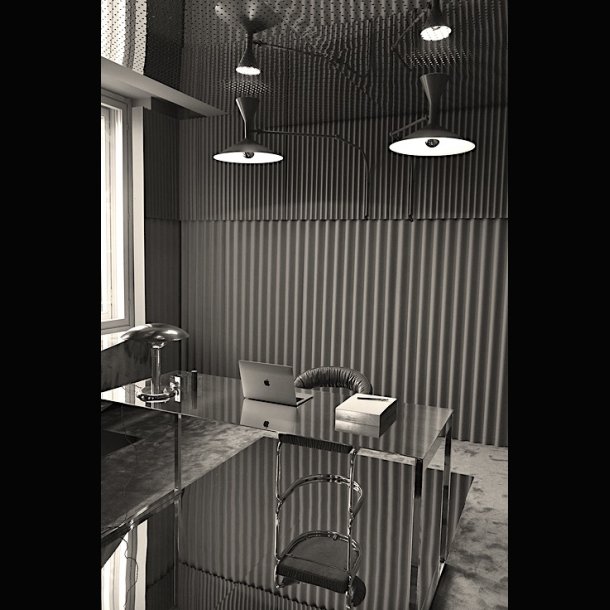 LAMPE DE MARSEILLE WHITE .  NEMO . LE CORBUSIER 