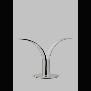 LILY CHANDELHOLDER . SILVER 