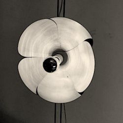 FLEUR D' OLIVIER MOURGUE  . FLOOR LAMP 2093 / 225 . 1969