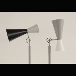 PARLIMENT FLOOR LAMP . LE CORBUSIER