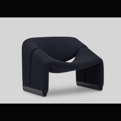 PIERRE PAULIN  . GROOVY ARMCHAIR . MADE IN FRANCE    