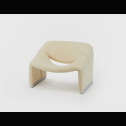 PIERRE PAULIN  . GROOVY ARMCHAIR . MADE IN FRANCE    