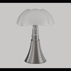 PIPISTRELLO GOLD SATIN .  LAMPE GAE AULENTI 