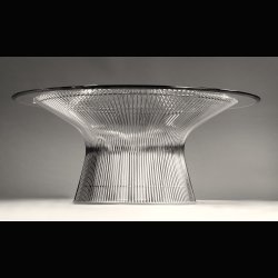PLATNER VINTAGE LOW TABLE  107 CM   . BY KNOLL 