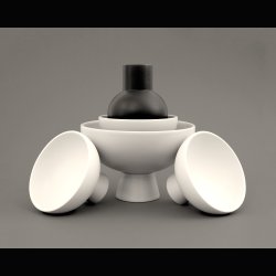 STRM KANDE MEDIUM HVID  RAAWII