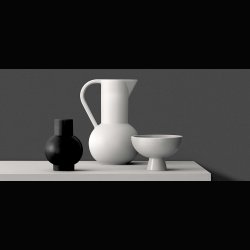 STRM KANDE MEDIUM HVID  RAAWII