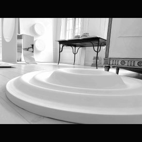 GIANT GYPSUM ARTWORK . BY  L. WEIMANN 