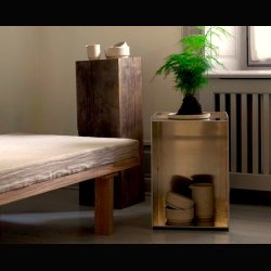 RIVET SIDE TABLE . JONAS TRAMPEDACH 