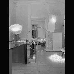TACCIA LAMP .  BY CASTIGLIONI .  FLOS 