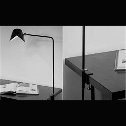 SERGE MOUILLE AGRAF�E SIMPLE BORDLAMPE 1957