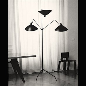SERGE MOUILLE 3 ARMS FLOOR LAMP 1957