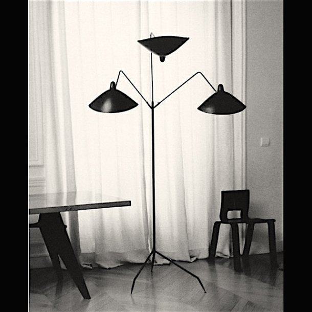 SERGE MOUILLE 3 ARMS FLOOR LAMP 1957
