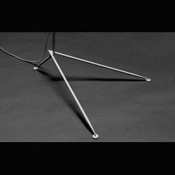 SERGE MOUILLE WHITE FLOOR LAMPE 1956