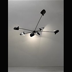 SERGE MOUILLE SPIDER WALL LAMP 7 ARMS