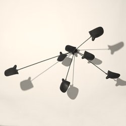 SERGE MOUILLE SPIDER WALL LAMP 7 ARMS