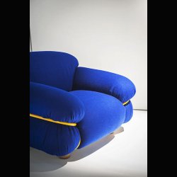 SESANN LEATHER ARMCHAIR . BY GIANFRANCO FRATTINI 