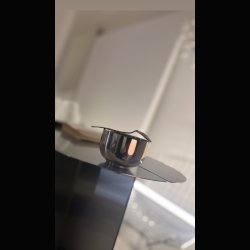 COFFEE CUP . POLISHED STEEL . TERMO .  8 CM X 6 CM   