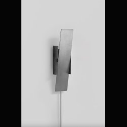 STEEL  WALL  LAMP . PIVOTING . 